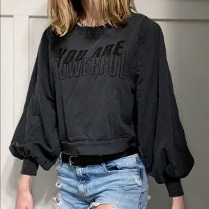Zara “Empowered” Top NWOT